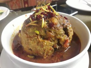 Koofteh or meatball is a main dish of northwest Iran.